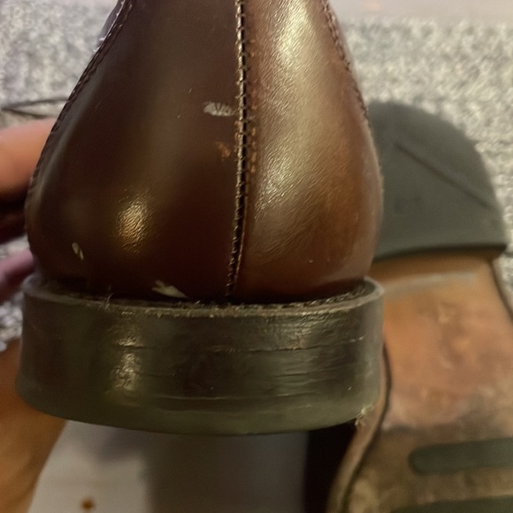 Allen Edmonds Sz 10.5 Men\'s Burton Oxford Shoes Brown Business Classic